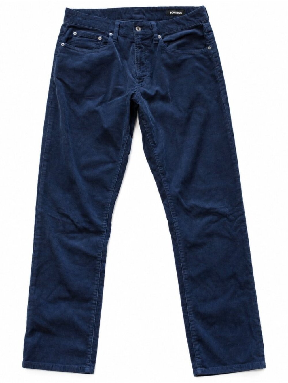 Bonobos Pants Men's 32x30 Navy Blue Corduroy Chino 5 Pocket Stretch Casual
